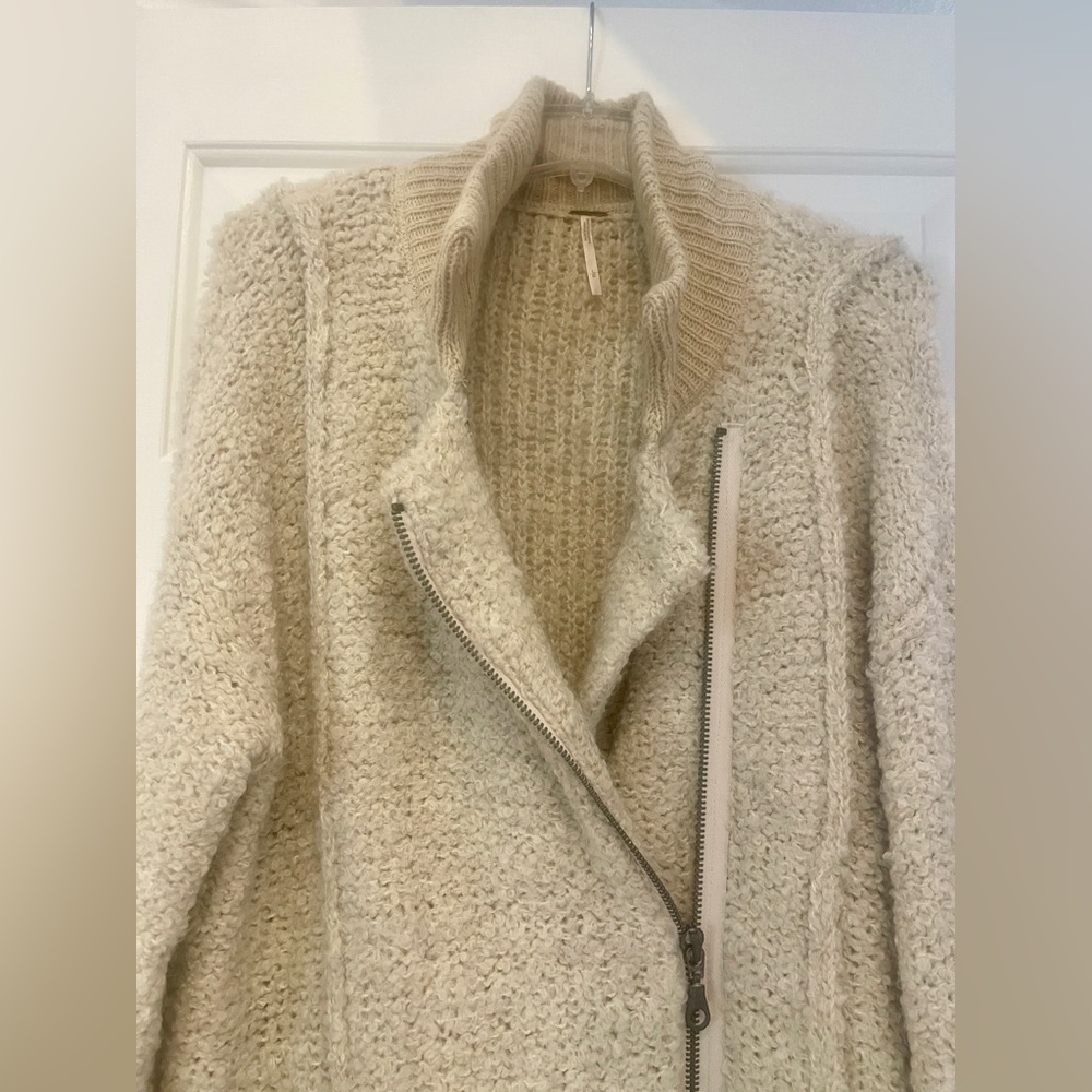 Free People Oversized Sweater Jacket